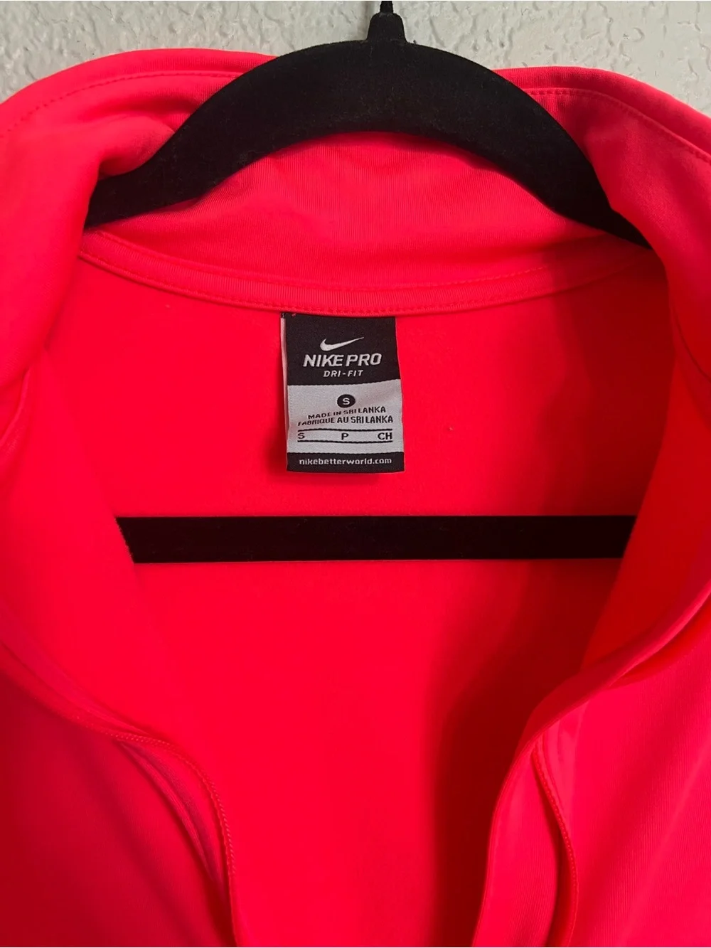 Nike Dri-FIT Neon Pink Half Zip Running Pullover Jacket